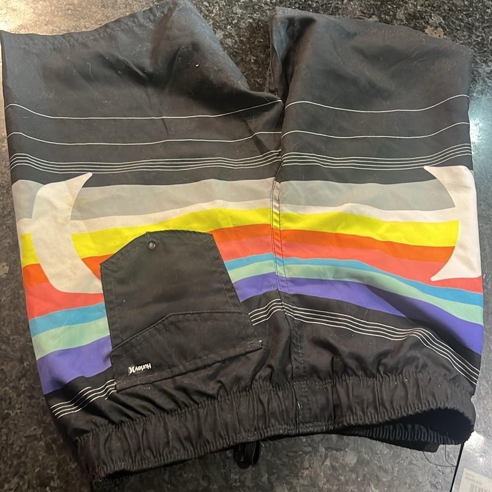 Colorful Striped  Boys Trunks - Picture 4 of 6